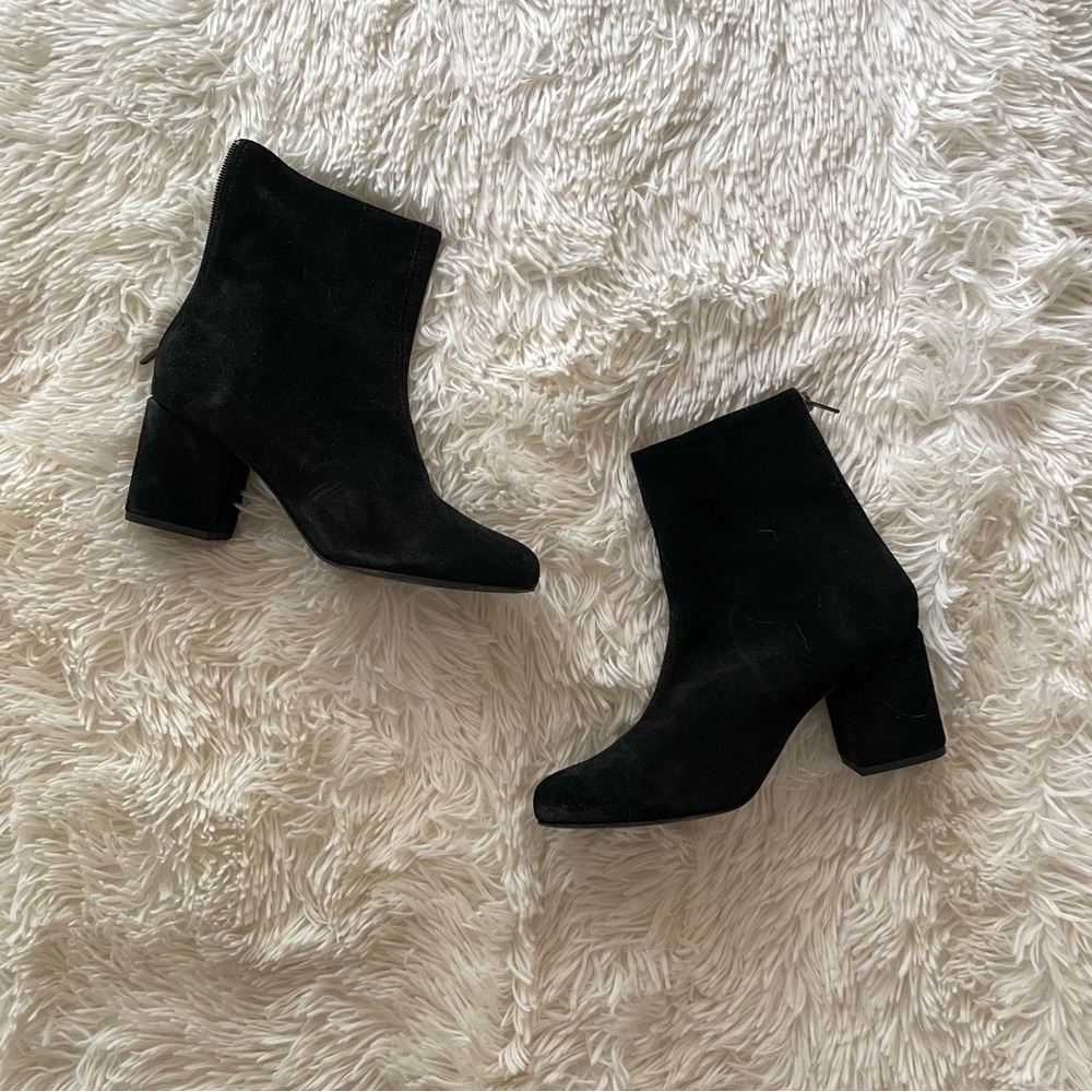 Free People Black Ankle Boots